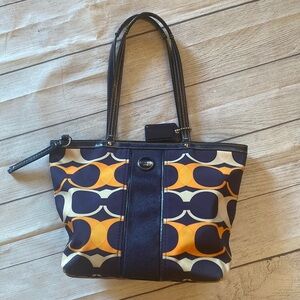 Signature Coach Stripe Tote